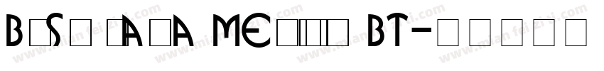 Busorama Medium BT字体转换
